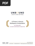 Unbound Tech A Primer in Secure Multiparty Computation MPC