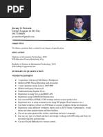 Jovany Ferrariz Resume