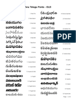 ANU Telugu New Fonts