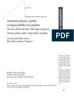 Discurso Politica Poder Espacio Publico PDF