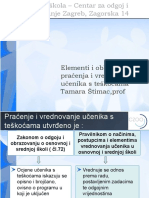 Elementi I Oblici Praćenja I Vrednovanja Učenika 1