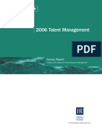 2006 Talent Management Survey Report