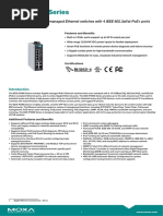 Moxa Eds P506e Series Datasheet v1.0