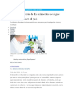 La Ciencia Detrás de Los Alimentos Se Sigue Consolidando en El País