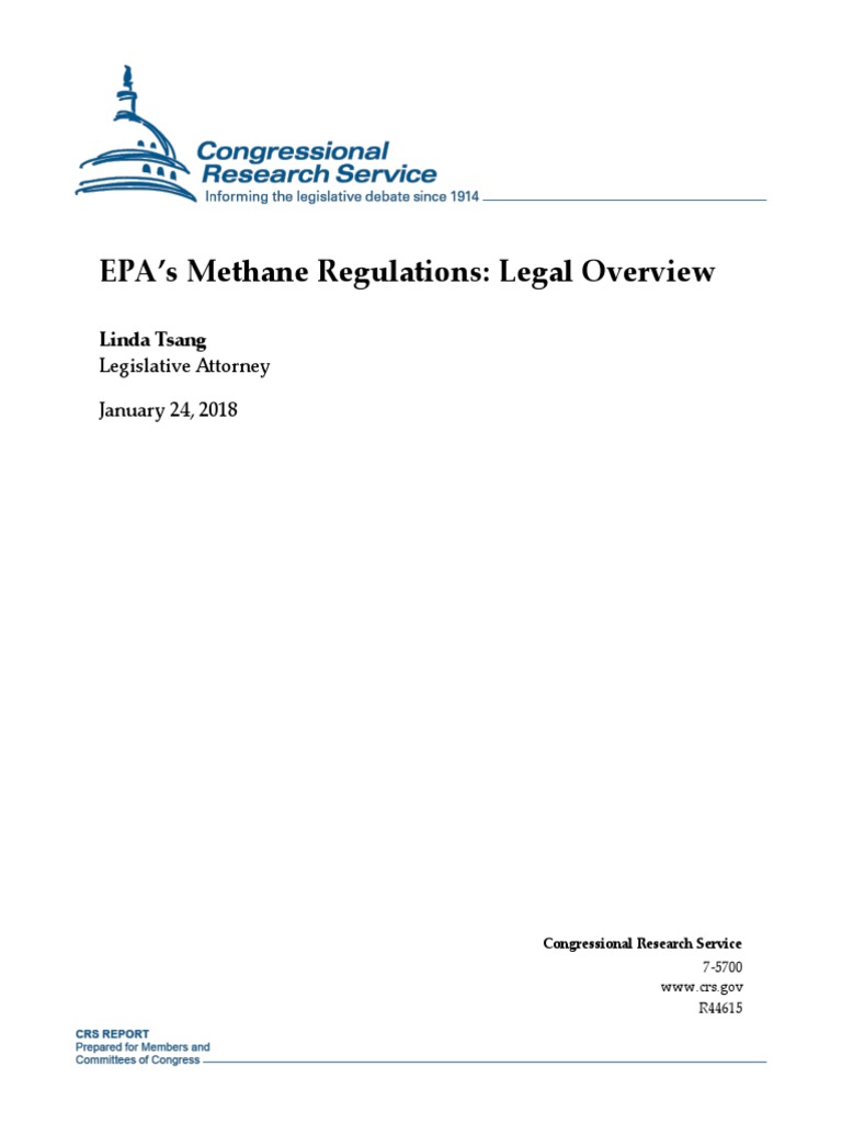 EPA's Methane Regulations Legal Overview Linda Tsang Download Free