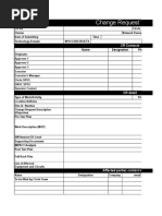 Change Request Template: CR Contacts