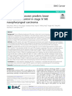 PD-1 High Expression Predicts Lower Local Disease Control in Stage IV M0 Nasopharyngeal Carcinoma