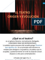 Origen y Evolucion Del Teatro