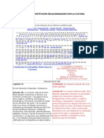 Articulos de La Constitucion Relacionadados Con La Cultura