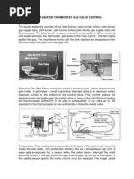 Water Heater Thermostat Gas Valve Control PDF