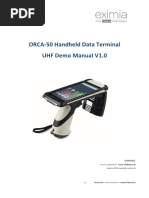 ORCA-50 Handheld Data Terminal User Manual  