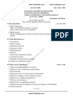 MBBS - 2016 - General Pathology and Haematology FR 3
