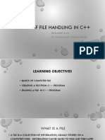 Presentation Basic File Handling in C++