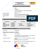 MSDS Rodfil 630 material aporte soldadura