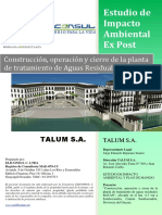 Estudio de Impacto Ambiental Ex Post