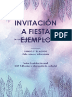 Invitación Ejemplo