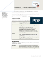 Salesforce Report Summary Functions Cheatsheet