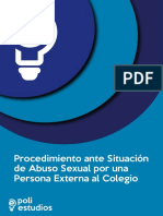 Procedimiento Ante Situación de Abuso Sexual Por Una Persona Externa Al Colegio