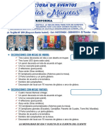 Modelo Proforma - Decoracion