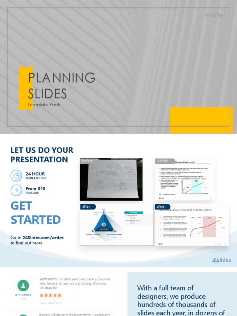 24 Slides Presentation Templates | PDF | Business | Economies