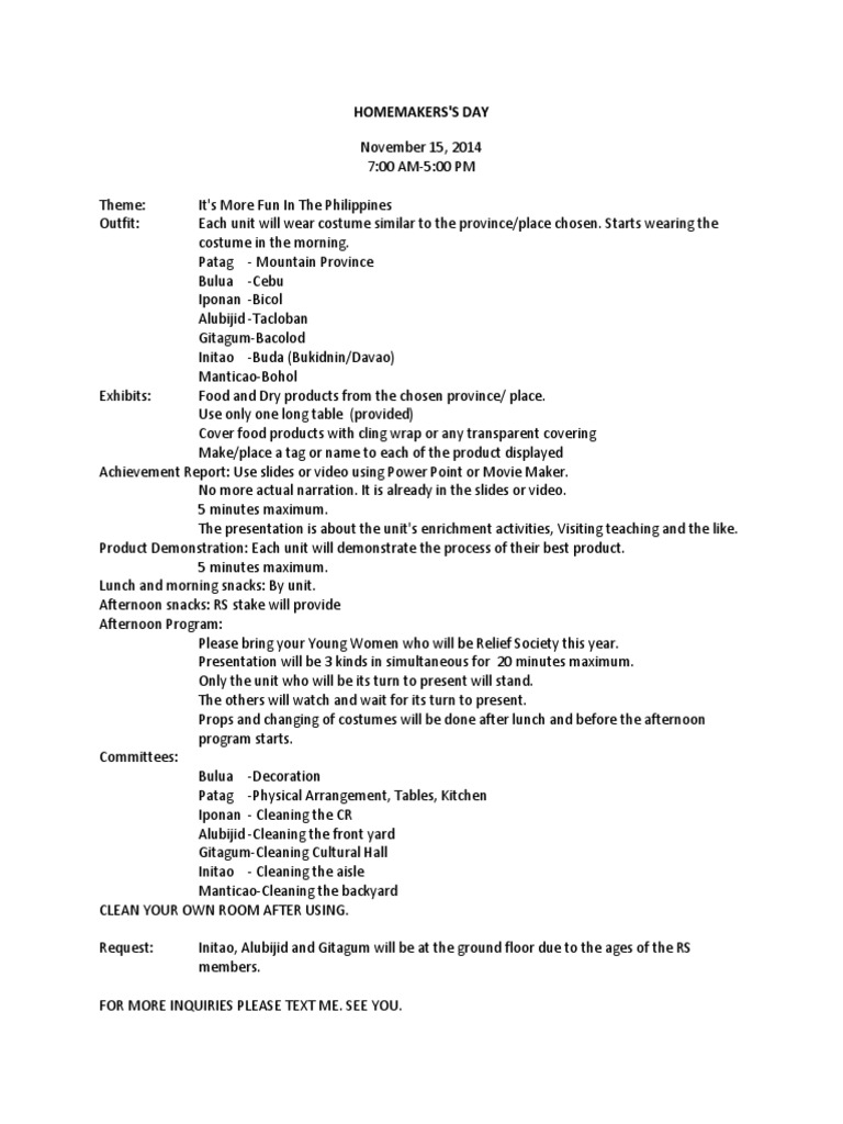Homemakers | PDF