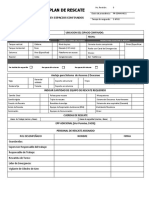 Formato para Plan de Rescate en Espacios Confinados Calderas PDF