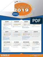 Calendario Académico 2019 PDF