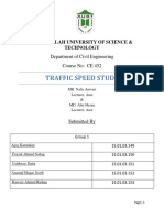 AUST Traffic Speed Study