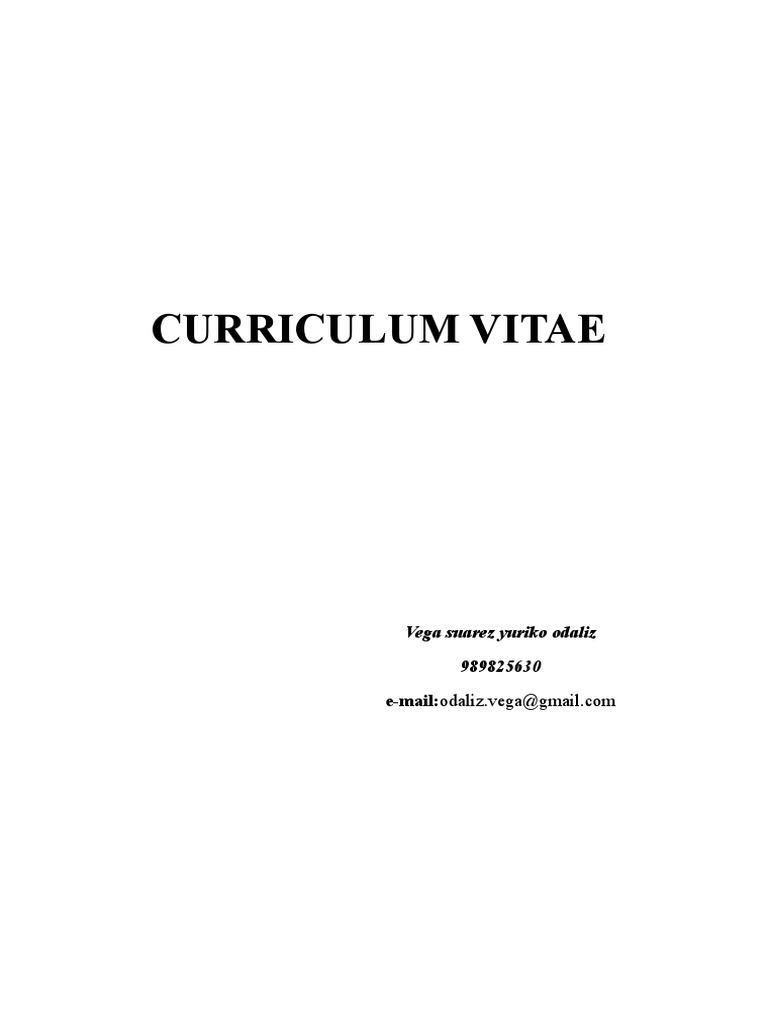 CV - Anthony E | PDF