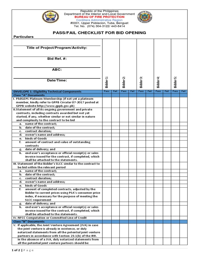 PASSFAIL Checklist Computer | PDF | Receipt | Joint Venture