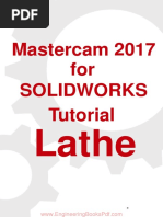 Mastercam 2017 For SOLIDWORKS Tutorial Lathe