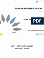 Materi 3. SOP Pemeliharaan Master Station Revisi 28 Maret 2014