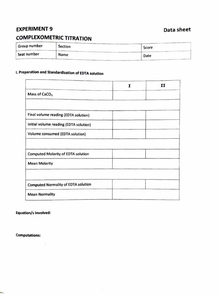 Analytical Chemistry Sample Laboratory Manual | PDF | Titration | Chemistry