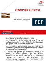 Comentario de Textos 2019