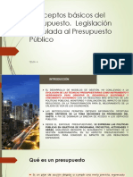 TEMA 4 Conceptos Básicos Del Presupuesto