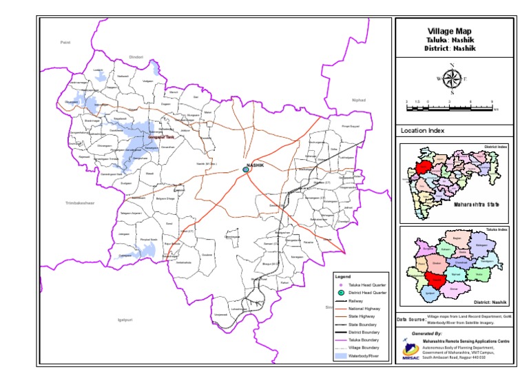 Dindori Taluka Map Pdf Nashik Map 2 Pdf | Pdf | Nature