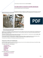 Major Components in LV and MV Switchboards