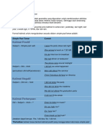 Simple Past Tense