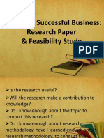 Tools For A Successful Business: Research Paper & Feasibility Study