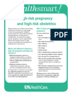 Healthsmart High Risk Pregnancy High Risk Obstetrics PDF