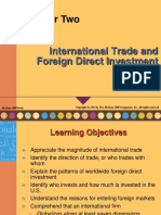 Chapter Two: International Trade and Foreign Direct Investment