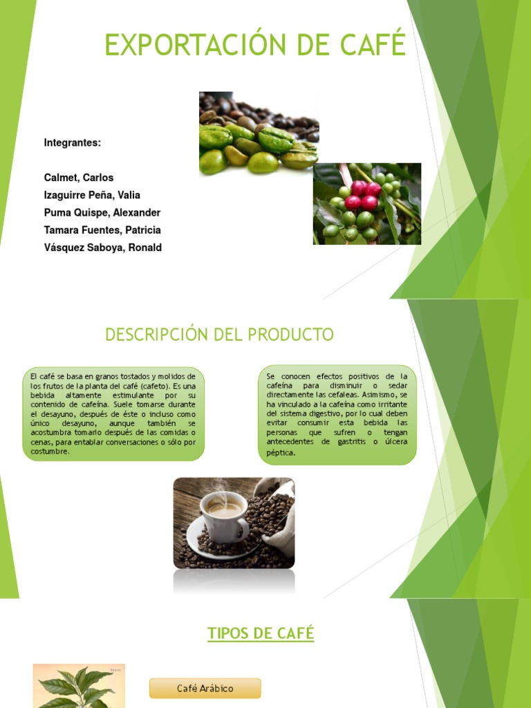 Exportacion De Café Logística De Commodities Descargar Gratis Pdf