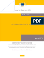 Special Eurobarometer 487a: The General Data Protection Regulation