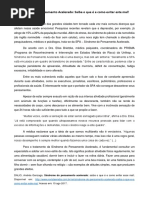 Síndrome Do Pensamento Acelerado