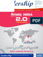 Leadership: The Interactive Bulletin For Amway Platinums & Above. Leadership#245/19 June 06, 2019