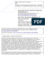 Journal of The Textile Institute Transactions