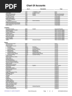 Chart of Accounts