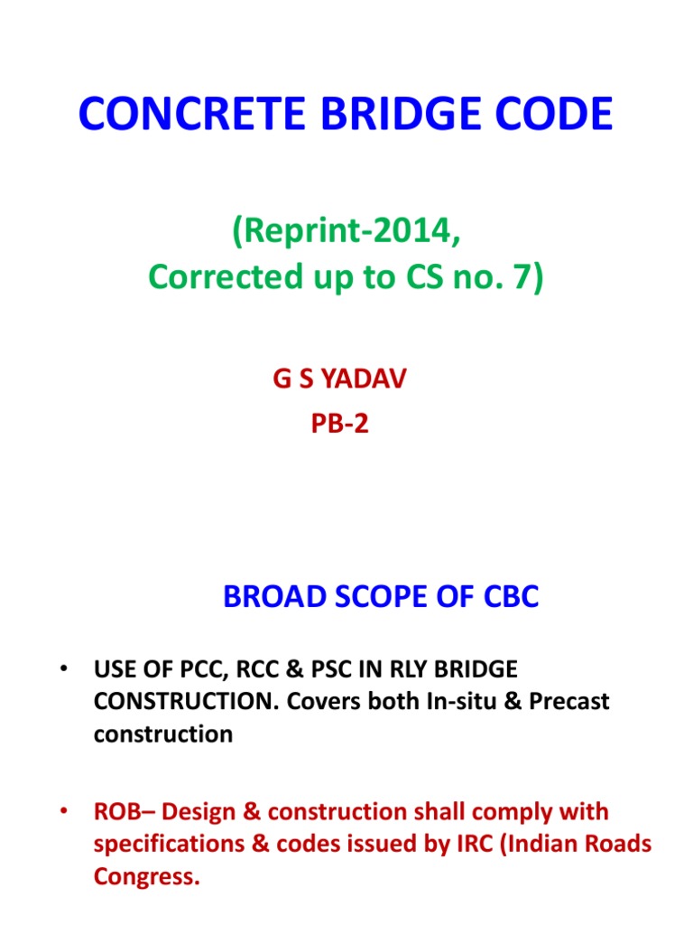 Concrete Bridge Code Overview | PDF | Strength Of Materials | Concrete
