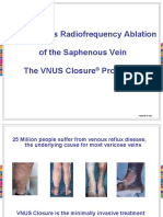 Endovenous Radiofrequency Ablation of The Saphenous Vein The VNUS Closure Procedure