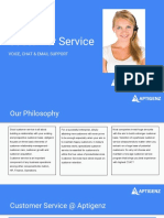 Aptigenz - Customer Service